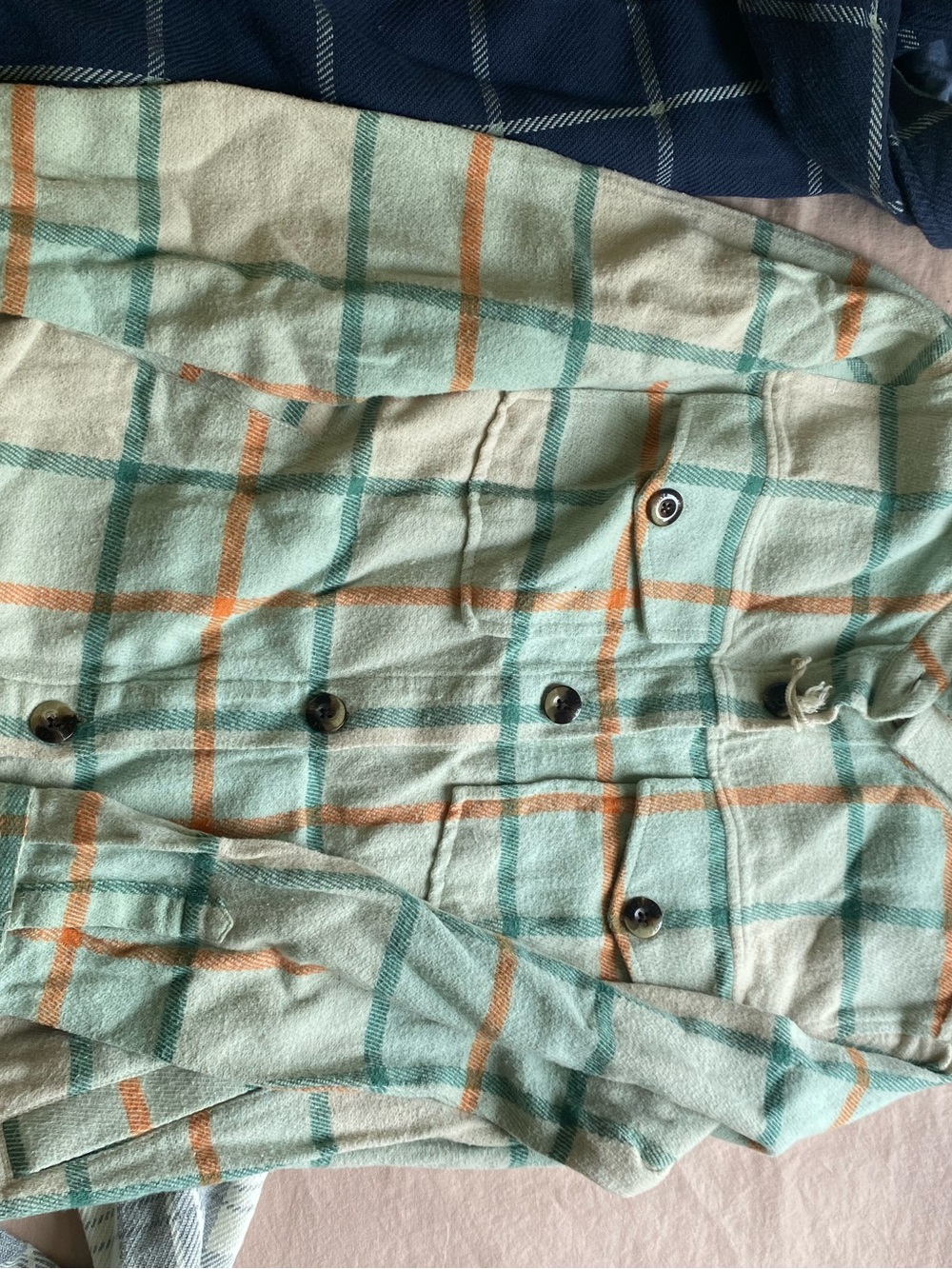 Plaid Button Up Set - Picture 3 of 4
